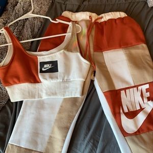 Size small BL Nike sweats and matching sports bra set